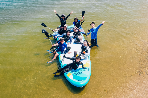 BIGSUPで無人島へ