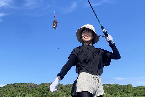 海での食料調達