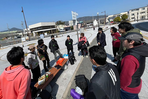 三河田原駅にて解散