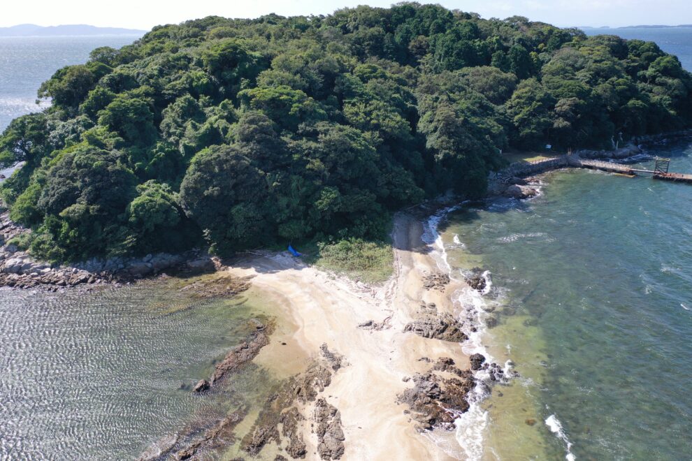 愛知県沖島の全体写真