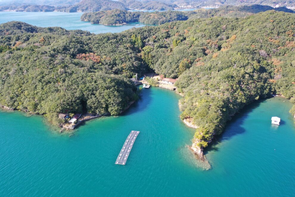 無人島・七日島の全体写真